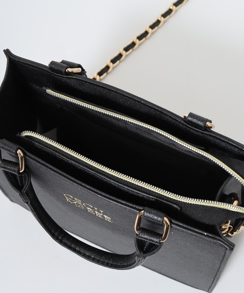 CECIL McBEE（セシルマクビー）の「ＣＥＣＩＬ ＭｃＢＥＥ ラメチェーンハンドルバッグ（トートバッグ・レディース・ブラック/アイボリー・FREE）」の10枚目の写真