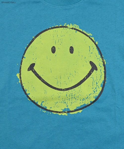 smiley ページ セール】【HARVEY BALL】別注SMILEY FACE プリントロンTee（Tシャツ