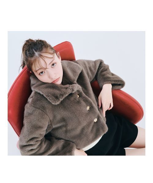 LILY BROWN(リリーブラウン)の「ミニマルショートパンツ(その他パンツ・レディース・ブラック/ブラウン/チェック・0/1)」の5枚目の写真