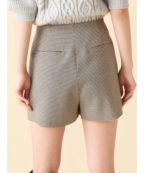LILY BROWN(リリーブラウン)の「ミニマルショートパンツ(その他パンツ・レディース・ブラック/ブラウン/チェック・0/1)」の8枚目の写真