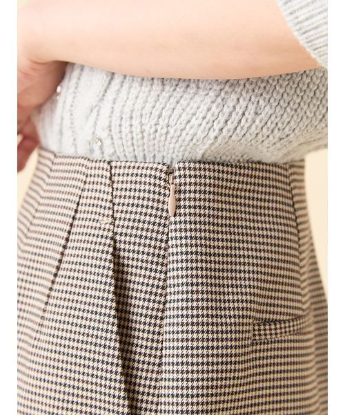 LILY BROWN(リリーブラウン)の「ミニマルショートパンツ(その他パンツ・レディース・ブラック/ブラウン/チェック・0/1)」の13枚目の写真