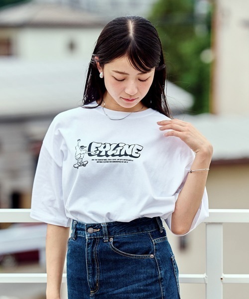 Leyline(レイライン)の「【Leyline】L smith tee(Tシャツ/カットソー・メンズ・ホワイト/ブラック・MEDIUM/LARGE/X-LARGE)」の1枚目の写真