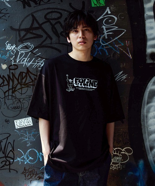 Leyline(レイライン)の「【Leyline】L smith tee(Tシャツ/カットソー・メンズ・ホワイト/ブラック・MEDIUM/LARGE/X-LARGE)」の2枚目の写真