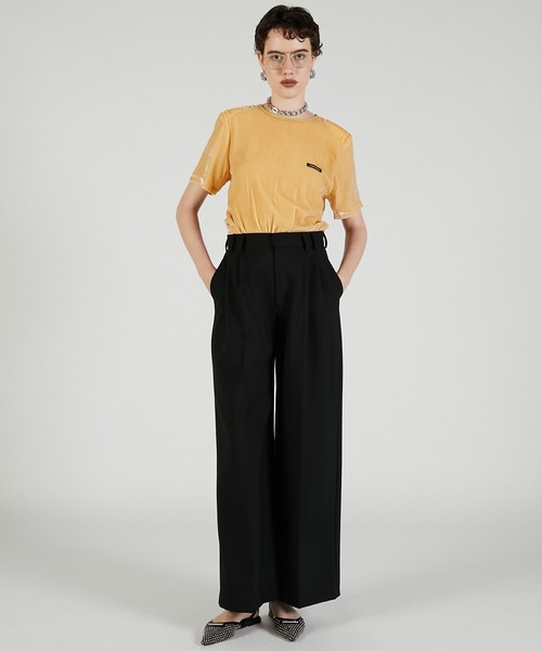 PRANK PROJECT(プランクプロジェクト)の「コルセットワイドパンツ / Corset Wide Pants(その他パンツ・レディース・グレー/ブラック・38/36)」の3枚目の写真