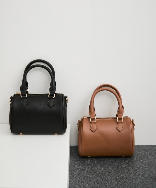 VELETTO（ベレット）の「【VELETTO/ヴェレット】ボストンバッグ（ボストンバッグ・レディース・ブラウン系その他3/ブラック・FREE）」の13枚目の写真