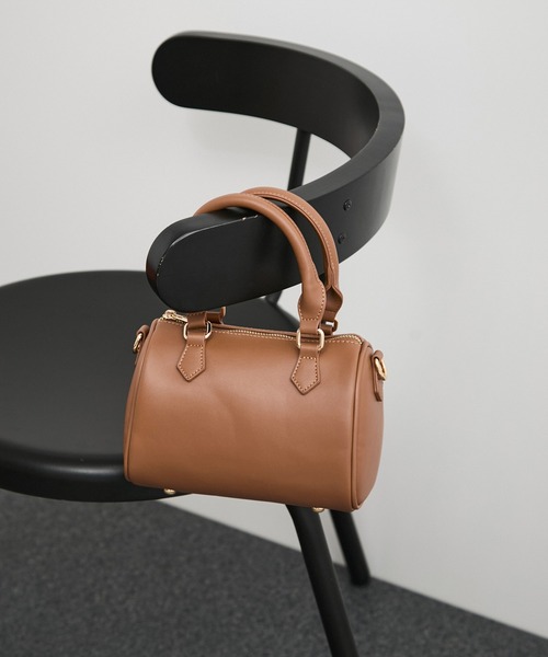 VELETTO（ベレット）の「【VELETTO/ヴェレット】ボストンバッグ（ボストンバッグ・レディース・ブラウン系その他3/ブラック・FREE）」の14枚目の写真