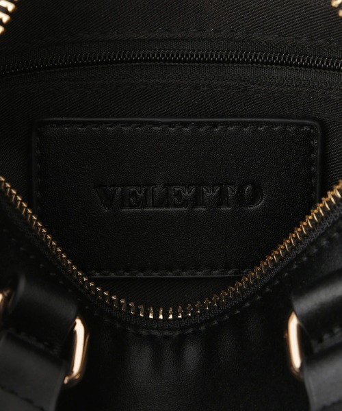 VELETTO（ベレット）の「【VELETTO/ヴェレット】ボストンバッグ（ボストンバッグ・レディース・ブラウン系その他3/ブラック・FREE）」の4枚目の写真