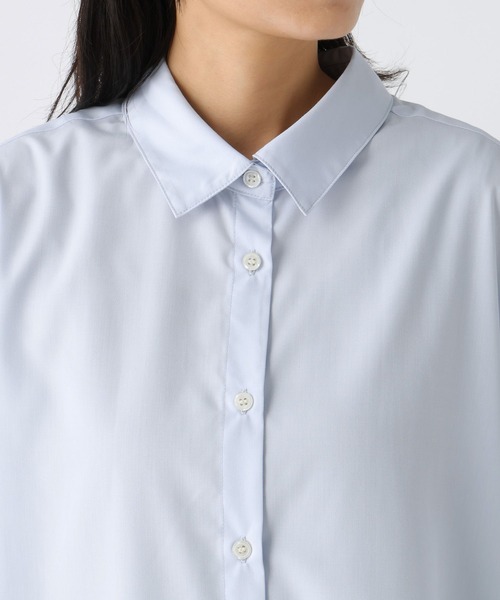 Elura（エルーラ）の「アイロンいらずワイドシャツ/578317（シャツ/ブラウス・レディース・ベージュ/ライトブルー・FREE）」の14枚目の写真