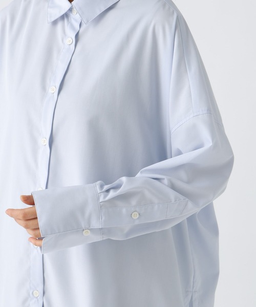 Elura（エルーラ）の「アイロンいらずワイドシャツ/578317（シャツ/ブラウス・レディース・ベージュ/ライトブルー・FREE）」の15枚目の写真