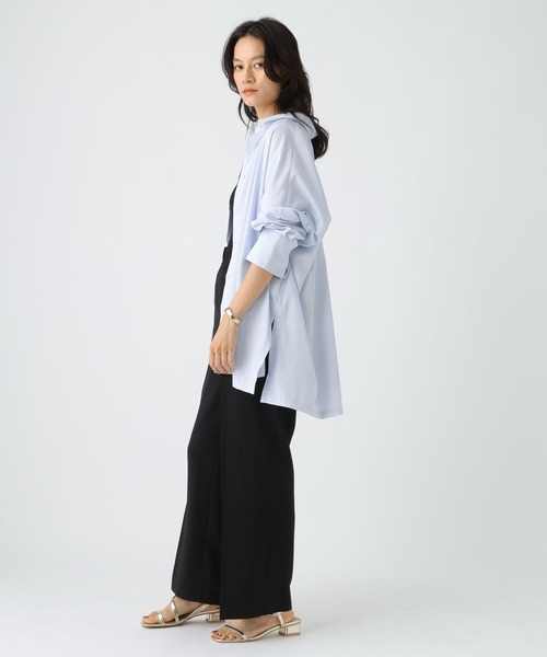 Elura（エルーラ）の「アイロンいらずワイドシャツ/578317（シャツ/ブラウス・レディース・ベージュ/ライトブルー・FREE）」の10枚目の写真