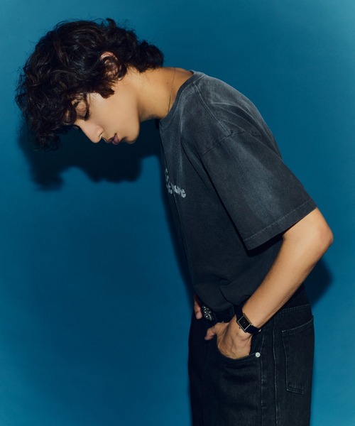 FORSOMEONE(フォーサムワン)の「FORSOMEONE CHEMICAL TEE(Tシャツ/カットソー・メンズ・チャコールグレー・48/46/50/44)」の7枚目の写真