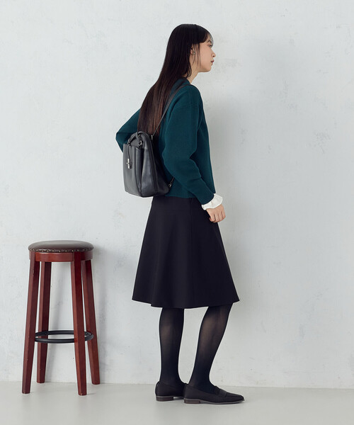 MONO COMME CA(モノコムサ)の「ひねり金具 2WAY トートリュック(バックパック/リュック・レディース・グレー/ブラック・FREE)」の5枚目の写真