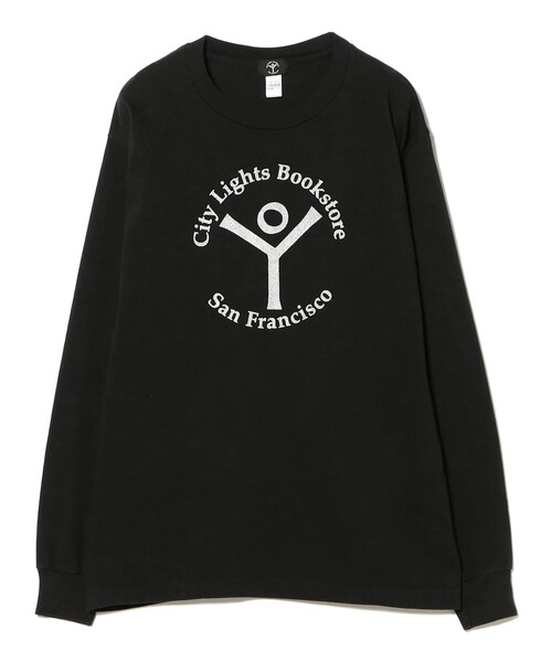 BEAMS BOY(ビームスボーイ)の「City Lights Bookstore / Long sleeve T-Shirts(Tシャツ/カットソー・レディース・ブラック/ホワイト・MEDIUM)」の2枚目の写真