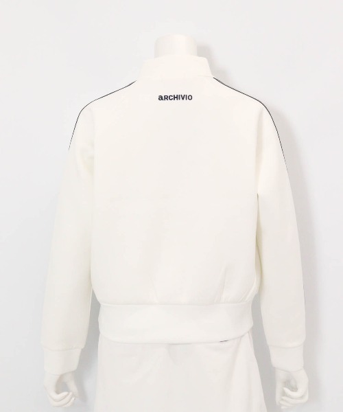archivio(アルチビオ)の「<LADIES>ロゴラインダンボールブルゾン(ブルゾン・レディース・ホワイト/ピンク/ネイビー・L/M/S)」の8枚目の写真