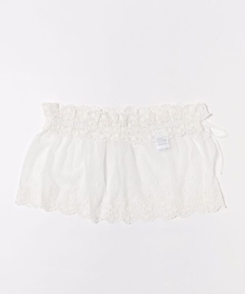 APPORTE PAR LES MARCHES（アポルテパーレマルシェ）の「【MARCHES】重ねぎ風スカラップレース（スカート・レディース・オフホワイト・FREE）」の18枚目の写真