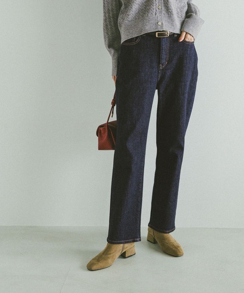 セール】GOODデニムスリムストレート/498401（デニムパンツ）｜GLOBAL