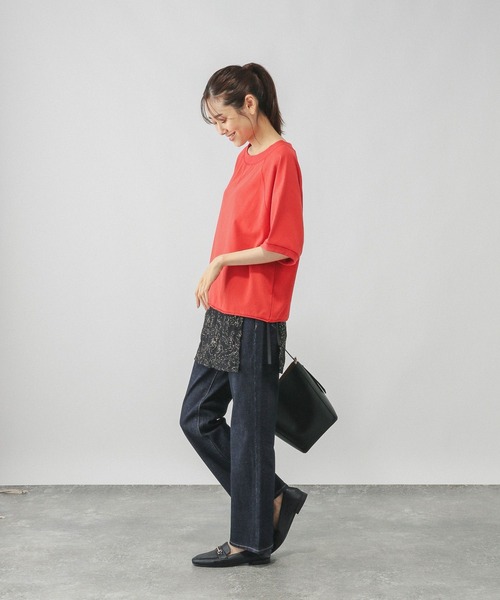 GLOBAL WORK（グローバルワーク）の「GOODデニムスリムストレート/498401（デニムパンツ・レディース・ブルー/ブラック/ネイビー・SMALL/X-SMALL/LARGE/X-LARGE/MEDIUM/XX-LARGE）」の6枚目の写真