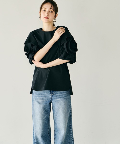 ビッグローズスリーブブラウス（シャツ/ブラウス）｜Audie a Muses