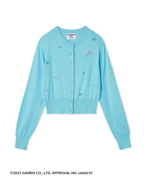 FURFUR（ファーファー）の「FRESH PUNCH 刺繍カーディガン（カーディガン/ボレロ・レディース・ブラック/レッド/ブルー・F）」の2枚目の写真