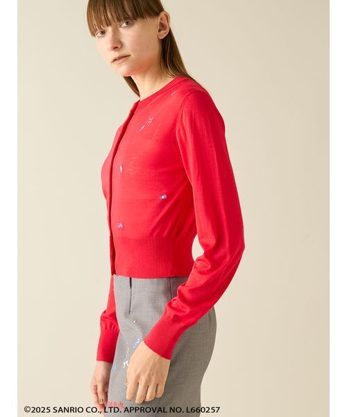 FURFUR（ファーファー）の「FRESH PUNCH 刺繍カーディガン（カーディガン/ボレロ・レディース・ブラック/レッド/ブルー・F）」の10枚目の写真