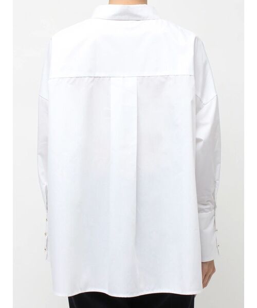 POLO BCS（ポロ ビーシーエス）の「【POLO BCS】オーバーシャツ（シャツ/ブラウス・レディース・ホワイト/ピンク/ライトブルー/オフホワイト/グレー/ブルー・MEDIUM）」の20枚目の写真