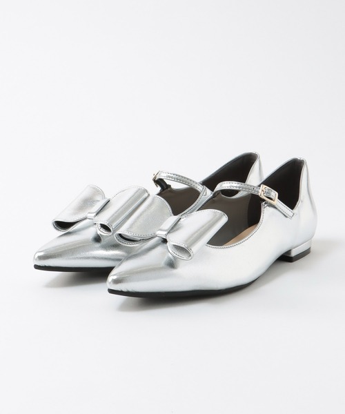 TITE IN THE STORE(ティテ インザ ストア)の「【JETEE/ジュテ】リボン付ストラップポインテッドパンプス(パンプス・レディース・ブラック・38/37)」の4枚目の写真