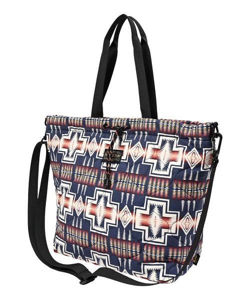 KiU(キウ)の「【PENDLETON × KiU LIMITED ITEM】ペンドルトン パデッドドロストトートバッグ(トートバッグ・レディース・ネイビー/カーキ・FREE)」の11枚目の写真