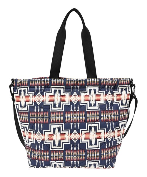 KiU(キウ)の「【PENDLETON × KiU LIMITED ITEM】ペンドルトン パデッドドロストトートバッグ(トートバッグ・レディース・ネイビー/カーキ・FREE)」の12枚目の写真
