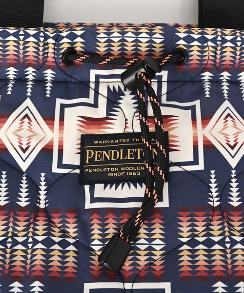 KiU(キウ)の「【PENDLETON × KiU LIMITED ITEM】ペンドルトン パデッドドロストトートバッグ(トートバッグ・レディース・ネイビー/カーキ・FREE)」の15枚目の写真