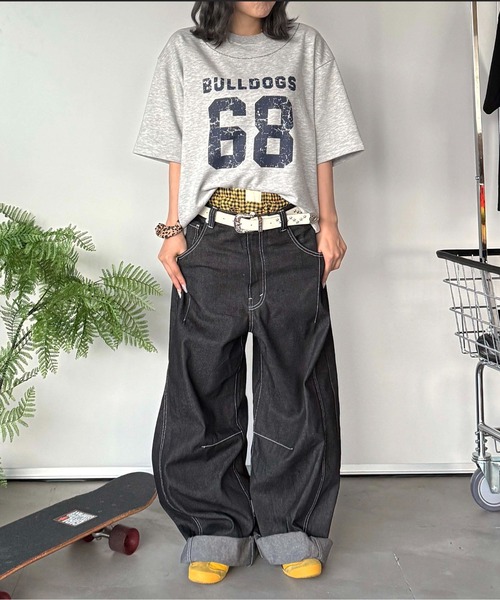 sedacle(セダクル)の「アソート裏毛カッティングTEE(Tシャツ/カットソー・レディース・ブラック/チャコールグレー/グレー/ネイビー・SMALL/LARGE/MEDIUM)」の10枚目の写真