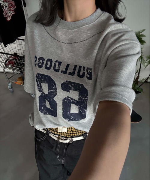 sedacle(セダクル)の「アソート裏毛カッティングTEE(Tシャツ/カットソー・レディース・ブラック/チャコールグレー/グレー/ネイビー・SMALL/LARGE/MEDIUM)」の15枚目の写真