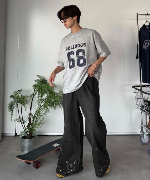 sedacle(セダクル)の「アソート裏毛カッティングTEE(Tシャツ/カットソー・レディース・ブラック/チャコールグレー/グレー/ネイビー・SMALL/LARGE/MEDIUM)」の19枚目の写真