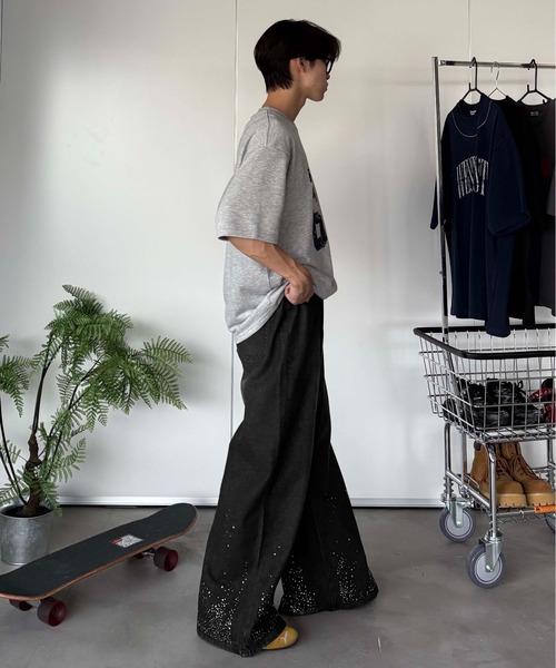 sedacle(セダクル)の「アソート裏毛カッティングTEE(Tシャツ/カットソー・レディース・ブラック/チャコールグレー/グレー/ネイビー・SMALL/LARGE/MEDIUM)」の21枚目の写真
