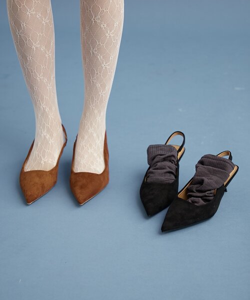 フェイクスウェードミュール（パンプス）｜mystic（ミスティック）の