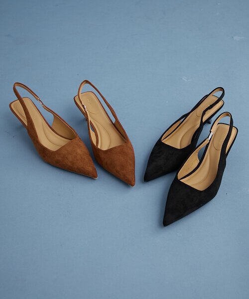 フェイクスウェードミュール（パンプス）｜mystic（ミスティック）の