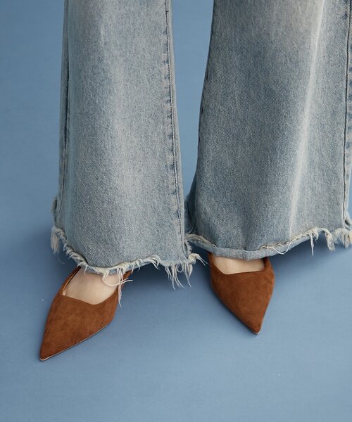 mystic（ミスティック）の「【2色展開】フェイクスウェードミュール（パンプス・レディース・キャメル/ブラック・39/37/38）」の18枚目の写真