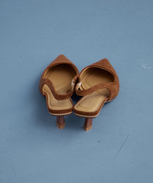 mystic（ミスティック）の「【2色展開】フェイクスウェードミュール（パンプス・レディース・キャメル/ブラック・39/37/38）」の7枚目の写真