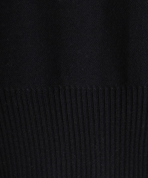 X-girl(エックスガール)の「NUMBERING JACQUARD ZIP UP KNIT TOP(ニット/セーター・レディース・オフホワイト/ブラック/ライトブルー・ONE SIZE)」の12枚目の写真