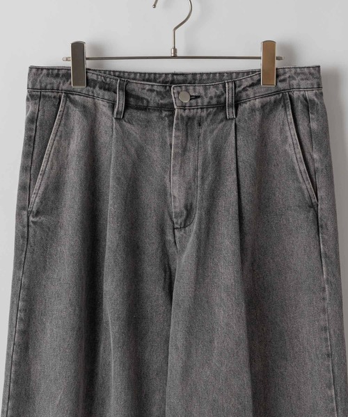 CASPER JOHN（キャスパージョン）の「13oz Flare denim pants/13オンスフレアデニムパンツ（デニムパンツ・メンズ・ブラック系その他/グレー/ブラック/ブラック系その他2/グレー系その他/ライトグレー・X-SMALL/SMALL/MEDIUM/LARGE）」の7枚目の写真