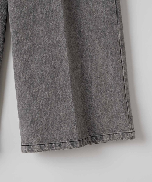 CASPER JOHN（キャスパージョン）の「13oz Flare denim pants/13オンスフレアデニムパンツ（デニムパンツ・メンズ・ブラック系その他/グレー/ブラック/ブラック系その他2/グレー系その他/ライトグレー・X-SMALL/SMALL/MEDIUM/LARGE）」の10枚目の写真