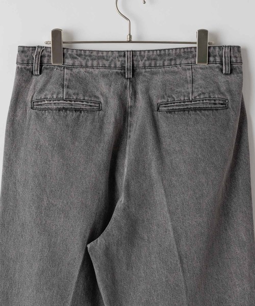 CASPER JOHN（キャスパージョン）の「13oz Flare denim pants/13オンスフレアデニムパンツ（デニムパンツ・メンズ・ブラック系その他/グレー/ブラック/ブラック系その他2/グレー系その他/ライトグレー・X-SMALL/SMALL/MEDIUM/LARGE）」の12枚目の写真