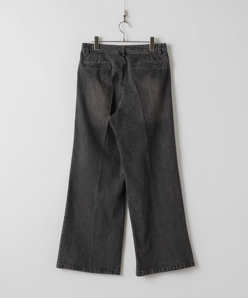 CASPER JOHN（キャスパージョン）の「13oz Flare denim pants/13オンスフレアデニムパンツ（デニムパンツ・メンズ・ブラック系その他/グレー/ブラック/ブラック系その他2/グレー系その他/ライトグレー・X-SMALL/SMALL/MEDIUM/LARGE）」の16枚目の写真