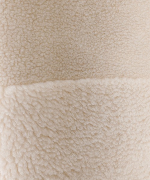 MICA&DEAL(マイカ&ディール)の「【MICA&DEAL /マイカアンドディール】リバーシブルVボア/リバーシブル/ボア/もこもこ/アウター【WEB限定】(ノーカラーコート・レディース・オフホワイト/ブラウン・フリー)」の18枚目の写真