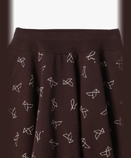 キッズ プリント コットン フレア スカート（スカート）｜agnes