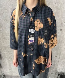 Figments（フィグメンツ）の「タイツキブリーチチェックシャツ（シャツ/ブラウス）」