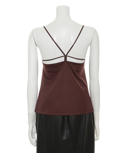 FRAY I.D（フレイアイディー）の「アメスリカップインキャミソール（キャミソール・レディース・クリーム/ブラック/ブラウン・F）」の5枚目の写真