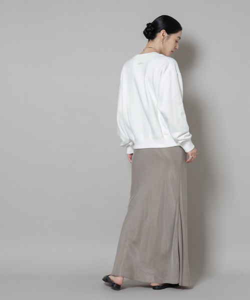 Russell Athletic（ラッセルアスレティック）の「RUSSELL ATHLETIC/別注 Mini Logo Sweat Cardigan（カーディガン/ボレロ・レディース・グレー/ホワイト/ブラウン・FREE）」の8枚目の写真