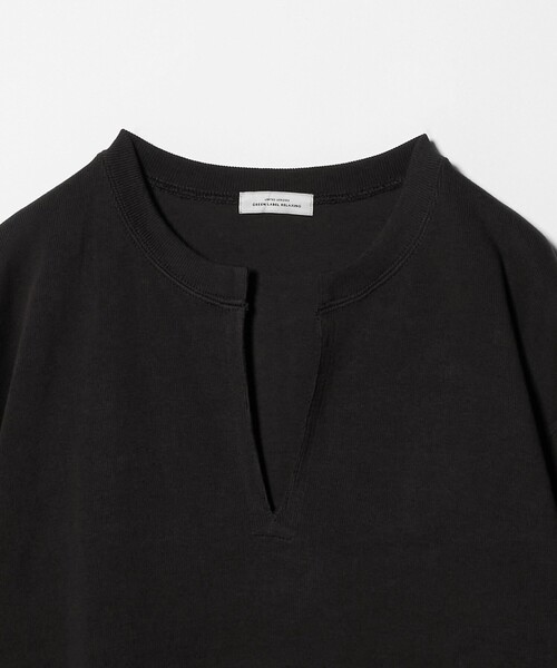 green label relaxing（グリーンレーベルリラクシング）の「【WEB限定】＜at ease＞ダブルフェイス プルオーバー カットソー（Tシャツ/カットソー・レディース・ブラック/ナチュラル・FREE）」の5枚目の写真