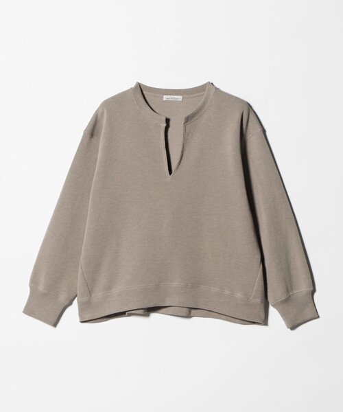 green label relaxing（グリーンレーベルリラクシング）の「【WEB限定】＜at ease＞ダブルフェイス プルオーバー カットソー（Tシャツ/カットソー・レディース・ブラック/ナチュラル・FREE）」の13枚目の写真