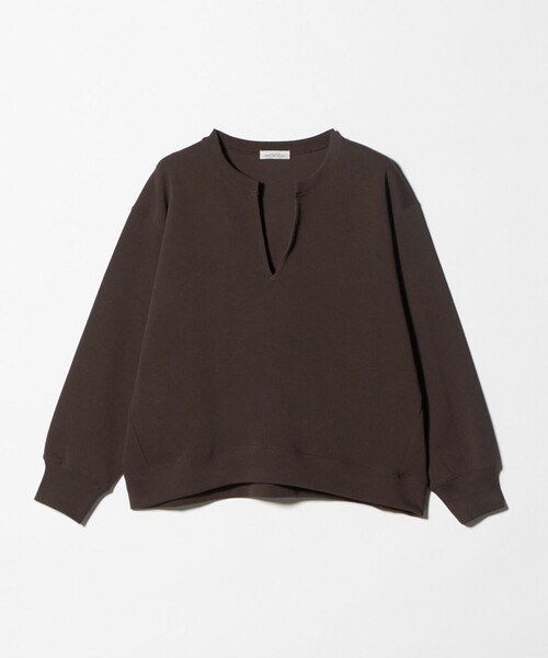 green label relaxing（グリーンレーベルリラクシング）の「【WEB限定】＜at ease＞ダブルフェイス プルオーバー カットソー（Tシャツ/カットソー・レディース・ブラック/ナチュラル・FREE）」の14枚目の写真